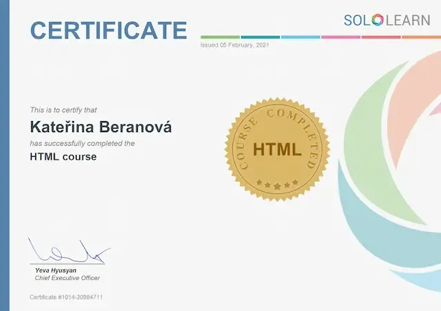 Sololearn - HTML