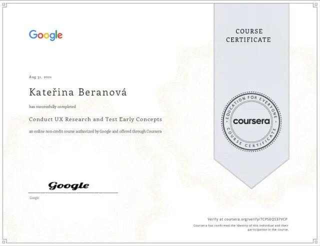 Coursera - UX Research